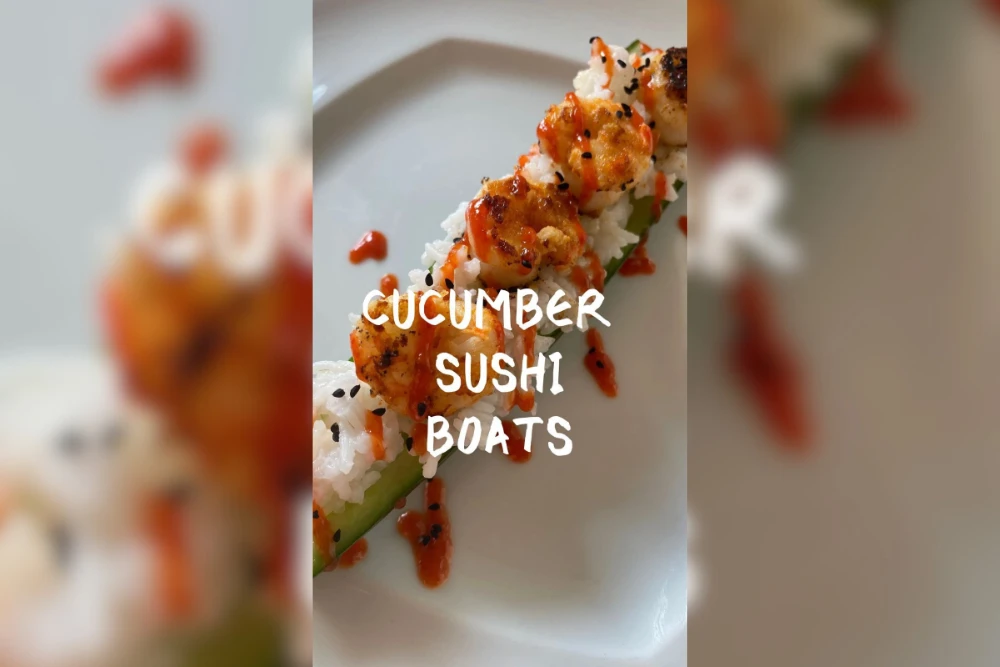 Cucumber Sushi Boats